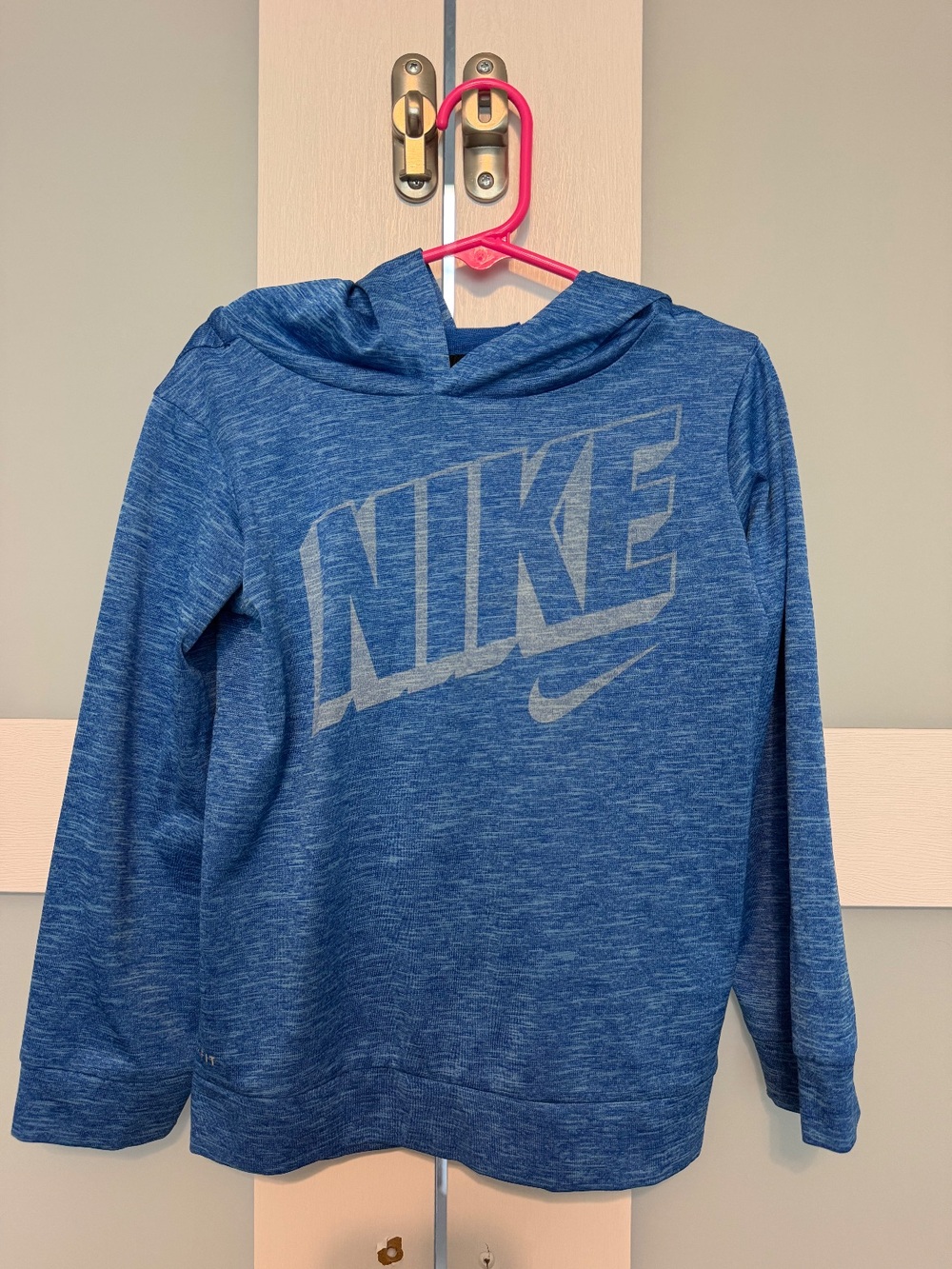 Nike Dri-FIT Kids Heathered Pullover Hoodie Size 5